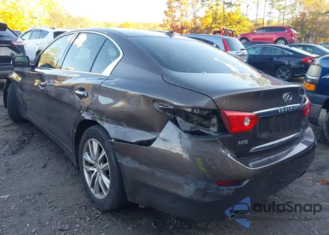 2017 Infiniti Q50 3.0T Premium z USA, uszkodzony, nr VIN JN1EV7AR6HM833788